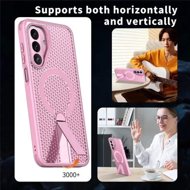 Coque Samsung Galaxy A27 Magnétique Support Texture Grille