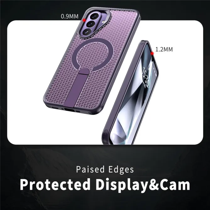 Coque Samsung Galaxy A27 Magnétique Support Texture Grille