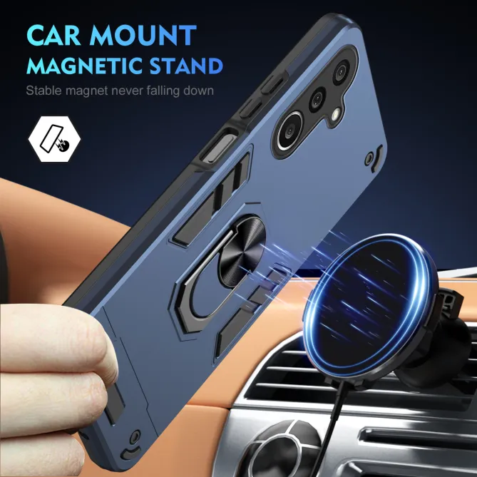 Coque Samsung Galaxy A27 Ring Armor avec 2 Verres trempés