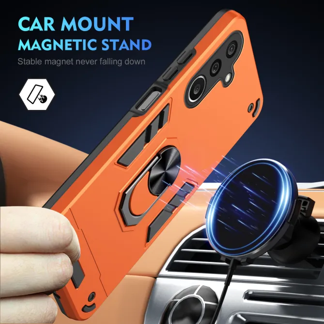 Coque Samsung Galaxy A27 Ring Armor avec 2 Verres trempés