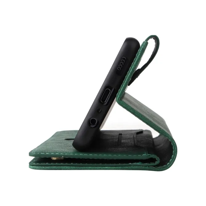 Housse Samsung Galaxy A27 Portefeuille Zippé Rivets RIVÉA