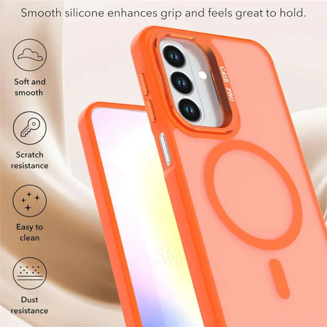 Coque Samsung Galaxy A27 Magnétique Contour Photo Béquille Finition Mate