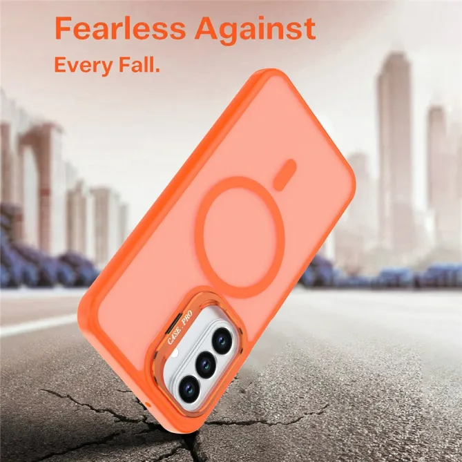 Coque Samsung Galaxy A27 Magnétique Contour Photo Béquille Finition Mate