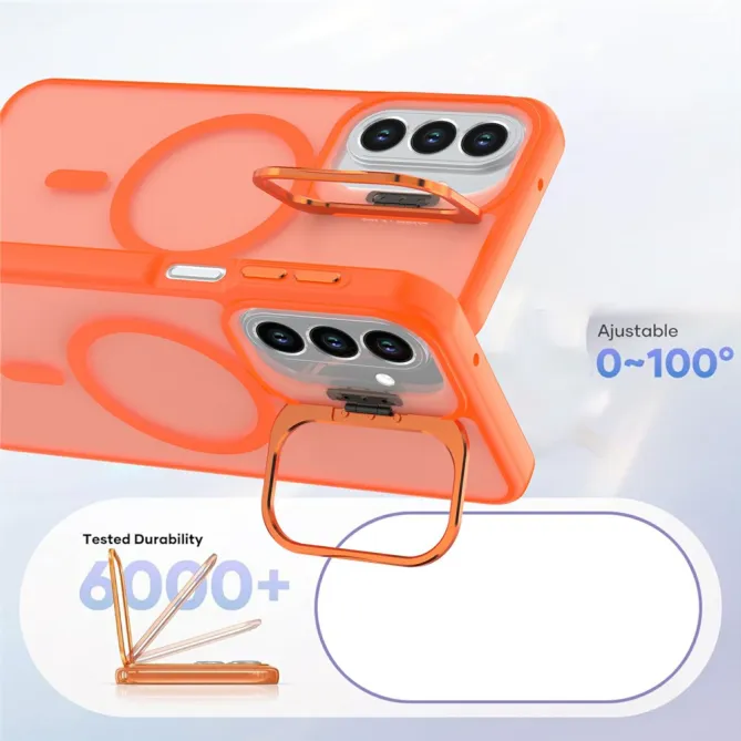 Coque Samsung Galaxy A27 Magnétique Contour Photo Béquille Finition Mate