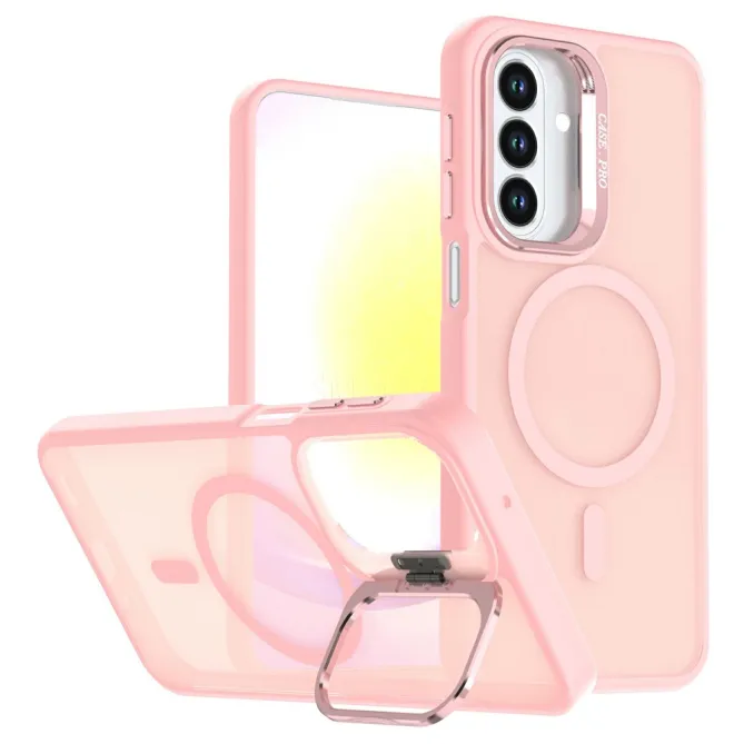 Coque Samsung Galaxy A27 Magnétique Contour Photo Béquille Finition Mate