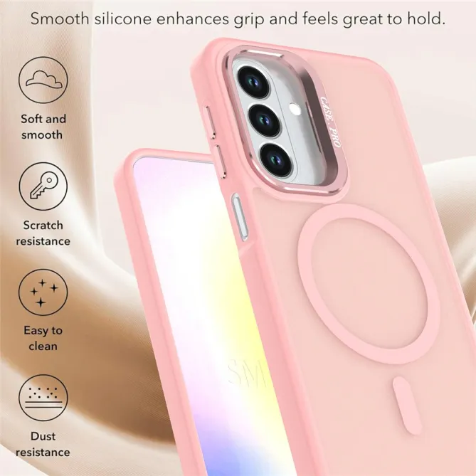 Coque Samsung Galaxy A27 Magnétique Contour Photo Béquille Finition Mate