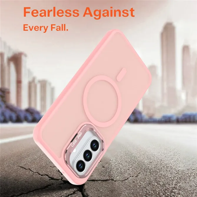 Coque Samsung Galaxy A27 Magnétique Contour Photo Béquille Finition Mate