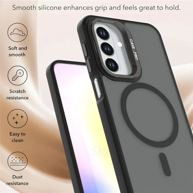 Coque Samsung Galaxy A27 Magnétique Contour Photo Béquille Finition Mate