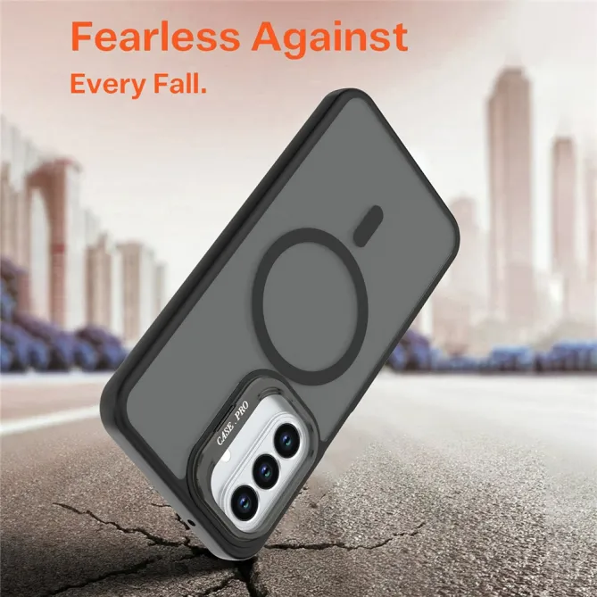 Coque Samsung Galaxy A27 Magnétique Contour Photo Béquille Finition Mate