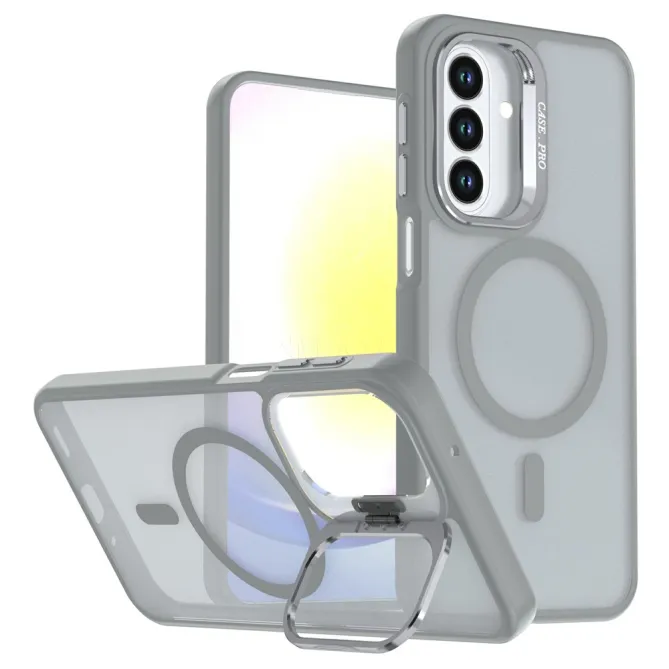 Coque Samsung Galaxy A27 Magnétique Contour Photo Béquille Finition Mate