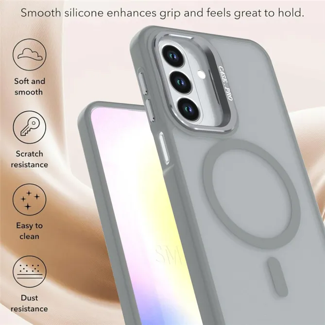 Coque Samsung Galaxy A27 Magnétique Contour Photo Béquille Finition Mate