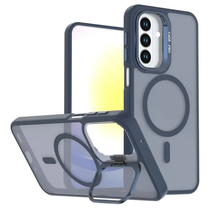 Coque Samsung Galaxy A27 Magnétique Contour Photo Béquille Finition Mate