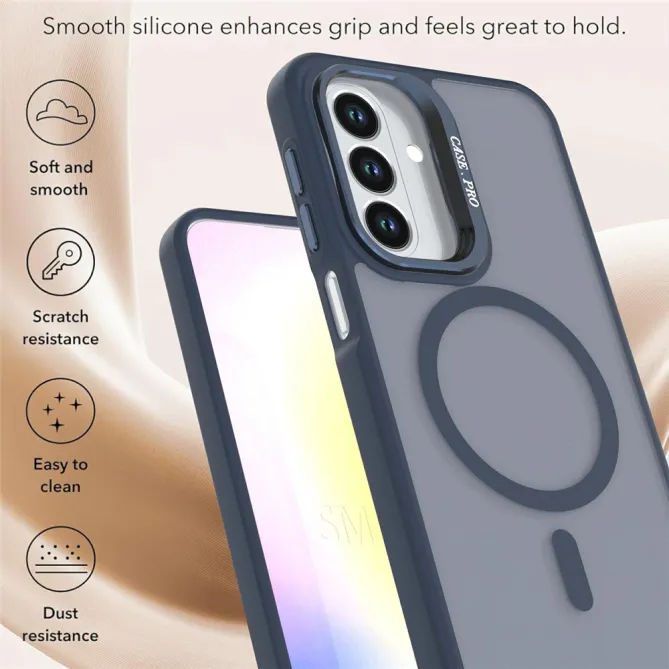 Coque Samsung Galaxy A27 Magnétique Contour Photo Béquille Finition Mate