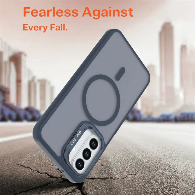 Coque Samsung Galaxy A27 Magnétique Contour Photo Béquille Finition Mate
