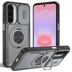Coque Samsung Galaxy A27 / A37 Magnétique avec Anneau & Cache Caméra