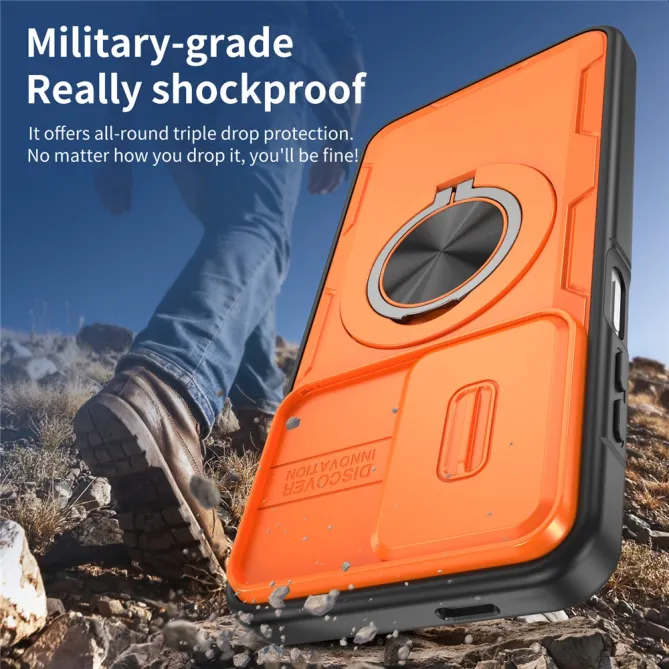 Coque Samsung Galaxy A27 / A37 Magnétique avec Anneau & Cache Caméra
