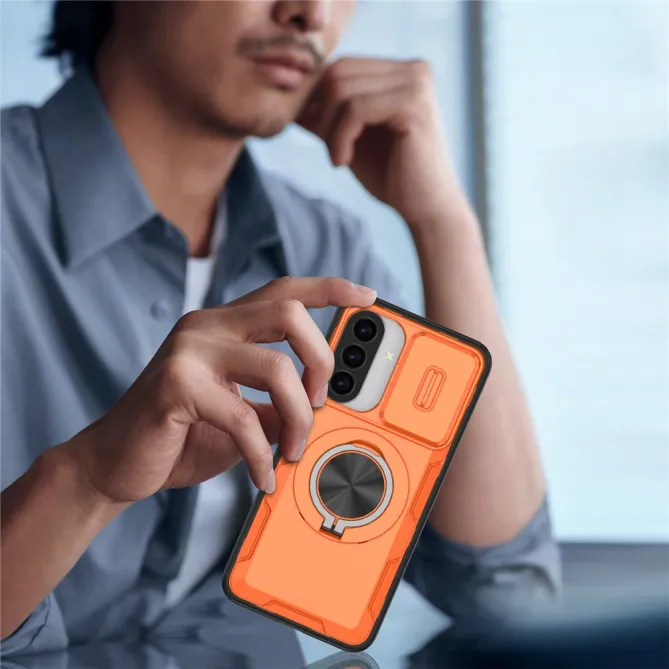 Coque Samsung Galaxy A27 / A37 Magnétique avec Anneau & Cache Caméra