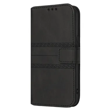 Housse Samsung Galaxy A27 Portefeuille Mélia Motif Gravé & Lanière