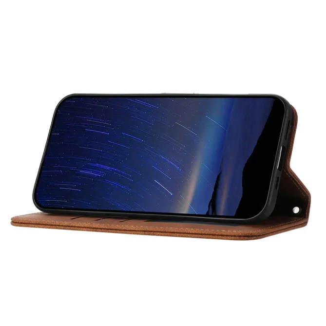 Housse Samsung Galaxy A27 Portefeuille Mélia Motif Gravé & Lanière