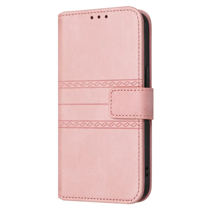 Housse Samsung Galaxy A27 Portefeuille Mélia Motif Gravé & Lanière