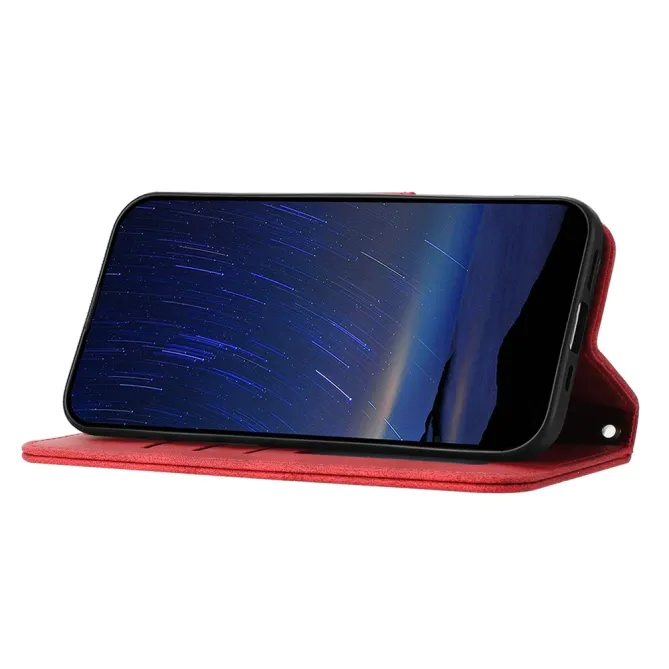 Housse Samsung Galaxy A27 Portefeuille Mélia Motif Gravé & Lanière