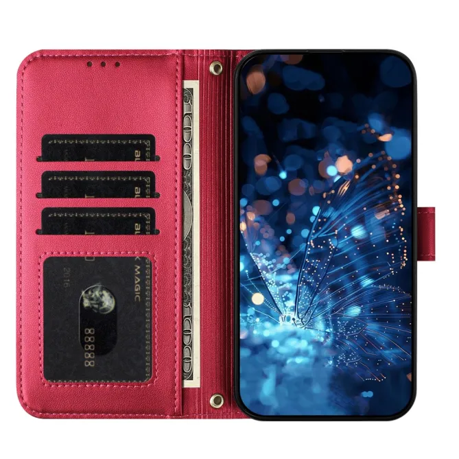 Housse Samsung Galaxy A27 Papillonia avec Lanière