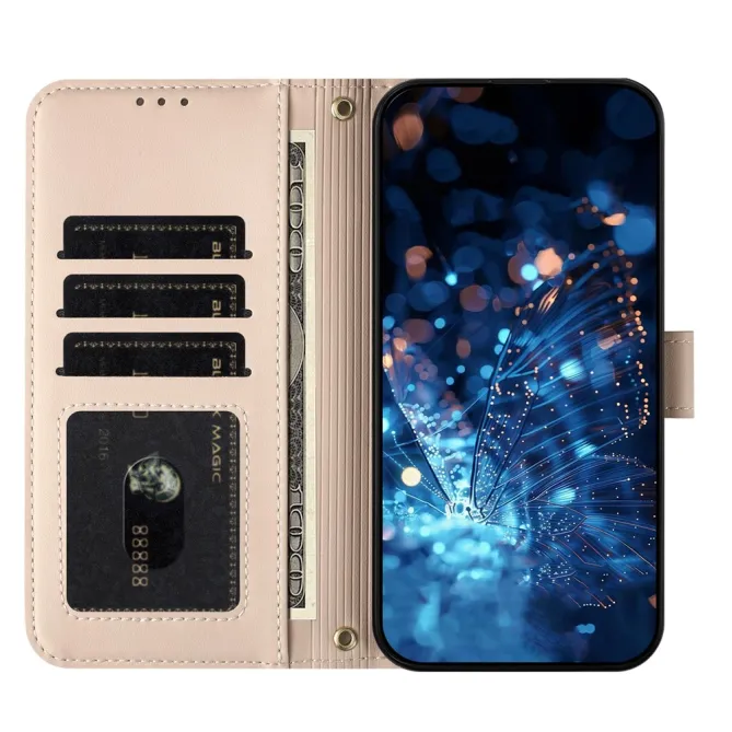 Housse Samsung Galaxy A27 Papillonia avec Lanière