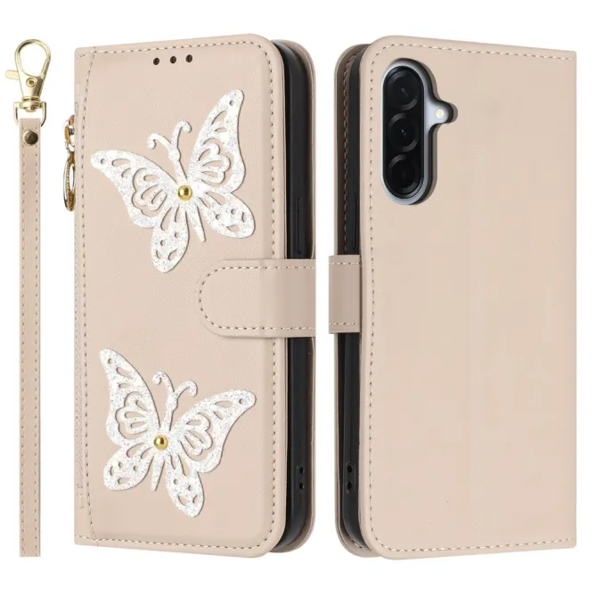 Housse Samsung Galaxy A27 Papillonia avec Lanière