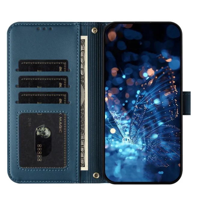 Housse Samsung Galaxy A27 Papillonia avec Lanière