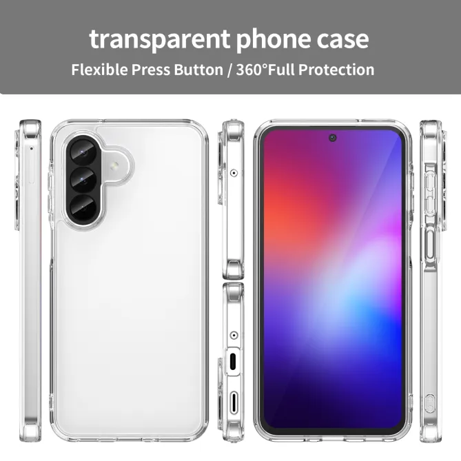 Coque Samsung Galaxy A27 Transparente Rigide Coussins d'Air