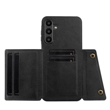 Coque Samsung Galaxy A27 Effet Cuir Porte-Cartes Béquille