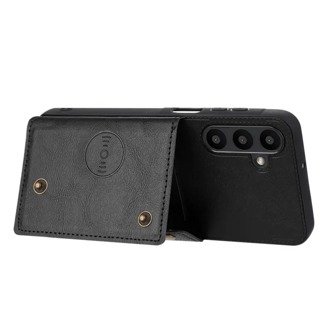 Coque Samsung Galaxy A27 Effet Cuir Porte-Cartes Béquille