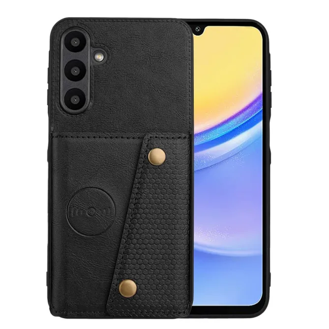 Coque Samsung Galaxy A27 Effet Cuir Porte-Cartes Béquille