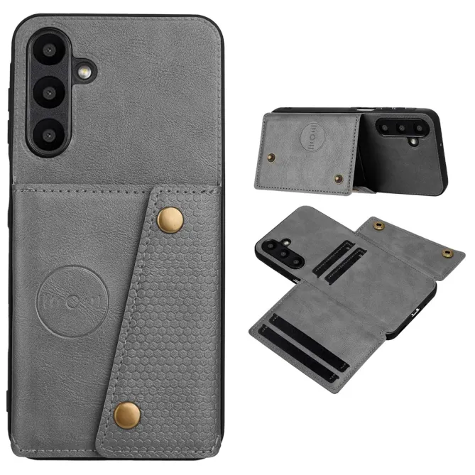 Coque Samsung Galaxy A27 Effet Cuir Porte-Cartes Béquille