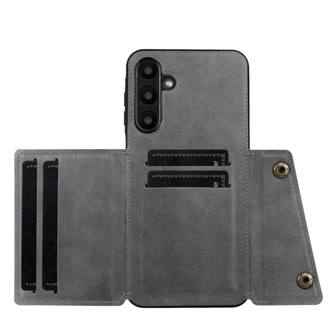Coque Samsung Galaxy A27 Effet Cuir Porte-Cartes Béquille
