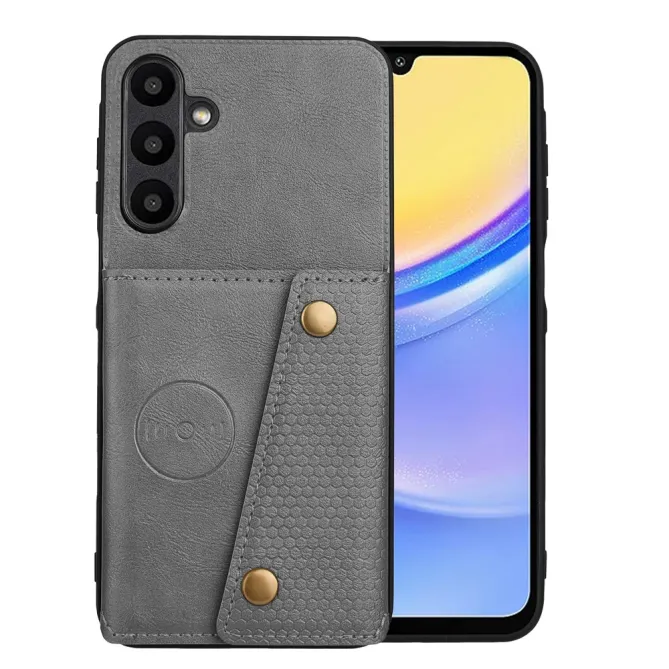 Coque Samsung Galaxy A27 Effet Cuir Porte-Cartes Béquille