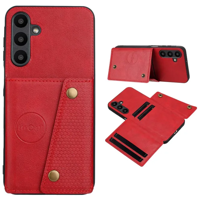 Coque Samsung Galaxy A27 Effet Cuir Porte-Cartes Béquille