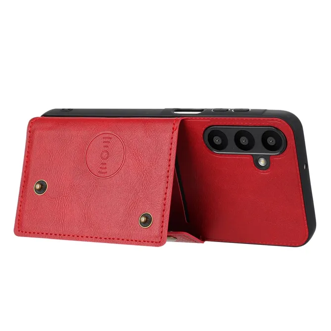 Coque Samsung Galaxy A27 Effet Cuir Porte-Cartes Béquille