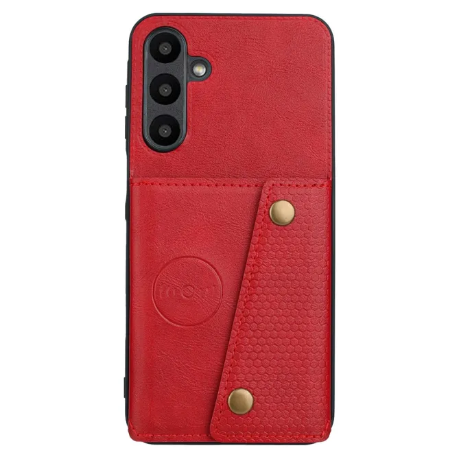Coque Samsung Galaxy A27 Effet Cuir Porte-Cartes Béquille