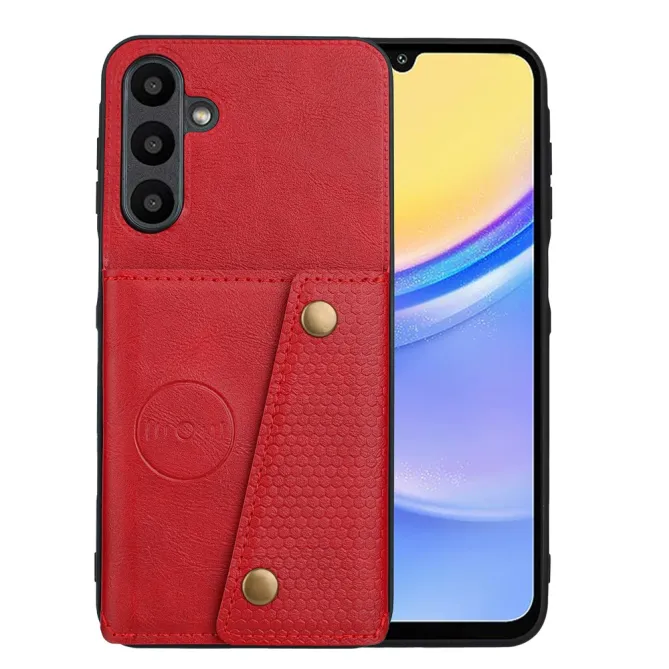 Coque Samsung Galaxy A27 Effet Cuir Porte-Cartes Béquille