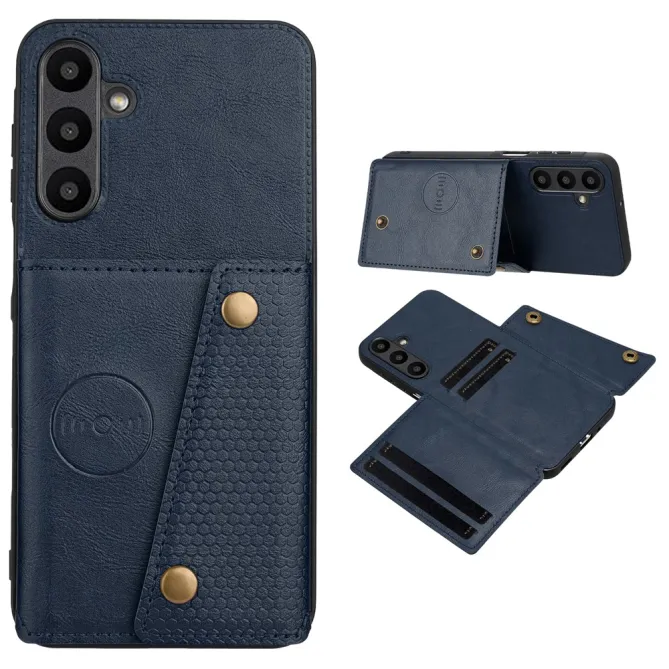 Coque Samsung Galaxy A27 Effet Cuir Porte-Cartes Béquille