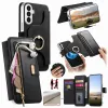 Housse Samsung Galaxy A27 Coque Détachable RFID Anneau et Poche Zippée