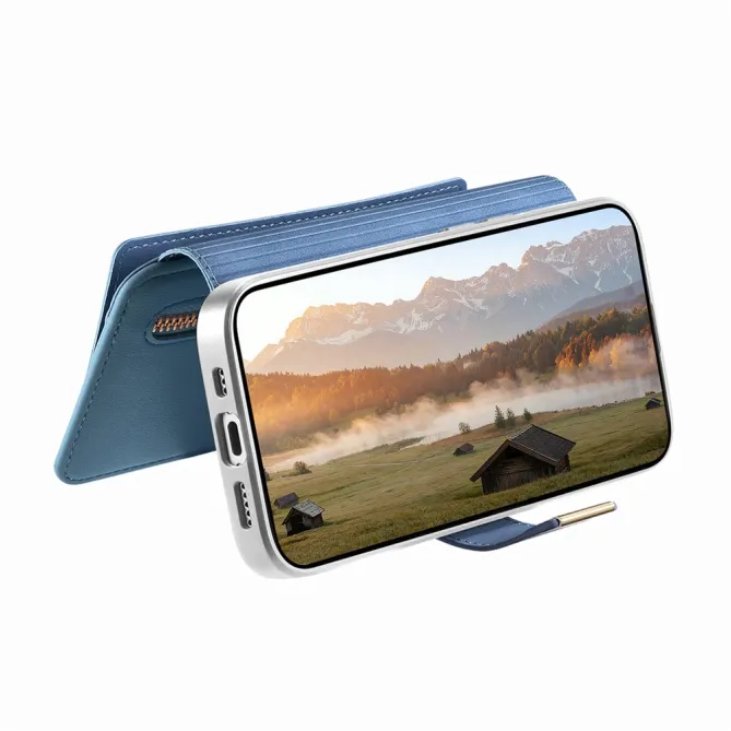 Housse Samsung Galaxy A27 Coque Détachable RFID Anneau et Poche Zippée