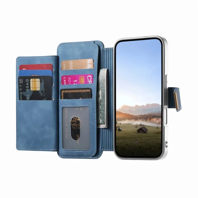 Housse Samsung Galaxy A27 Coque Détachable RFID Anneau et Poche Zippée