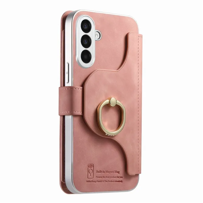 Housse Samsung Galaxy A27 Coque Détachable RFID Anneau et Poche Zippée