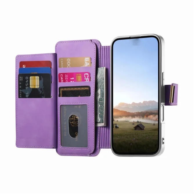 Housse Samsung Galaxy A27 Coque Détachable RFID Anneau et Poche Zippée