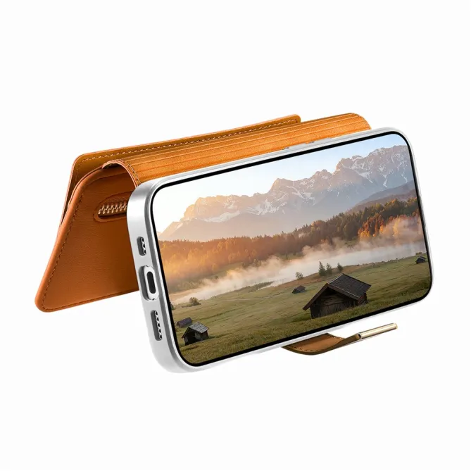 Housse Samsung Galaxy A27 Coque Détachable RFID Anneau et Poche Zippée