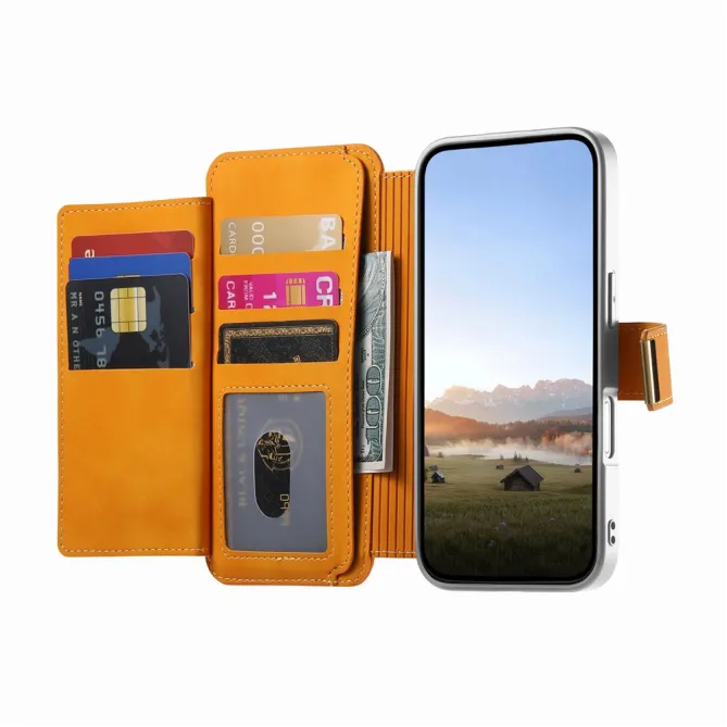 Housse Samsung Galaxy A27 Coque Détachable RFID Anneau et Poche Zippée