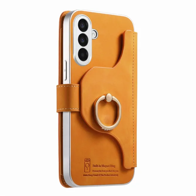 Housse Samsung Galaxy A27 Coque Détachable RFID Anneau et Poche Zippée
