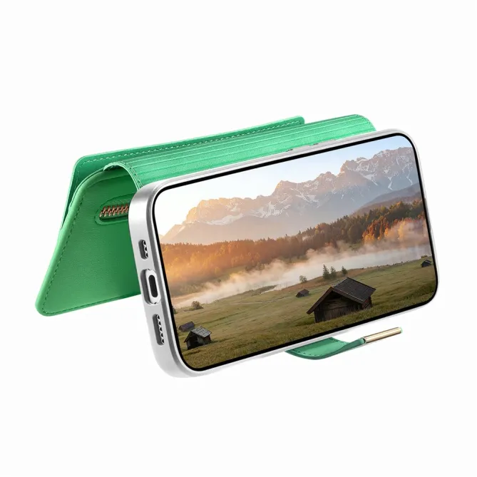 Housse Samsung Galaxy A27 Coque Détachable RFID Anneau et Poche Zippée